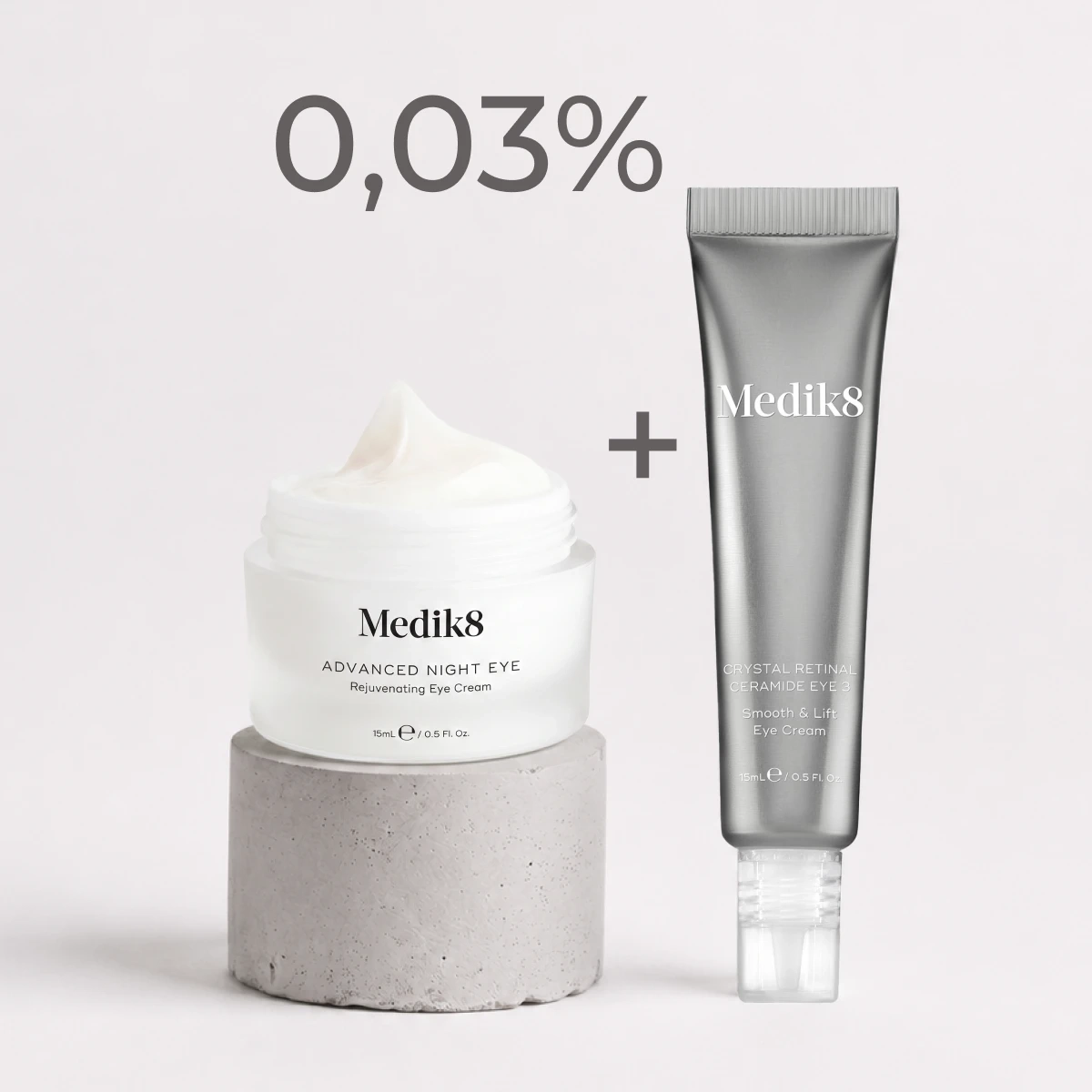 Набір Crystal Retinal® Ceramide Eye + Advanced Night Eye™ - Medik8