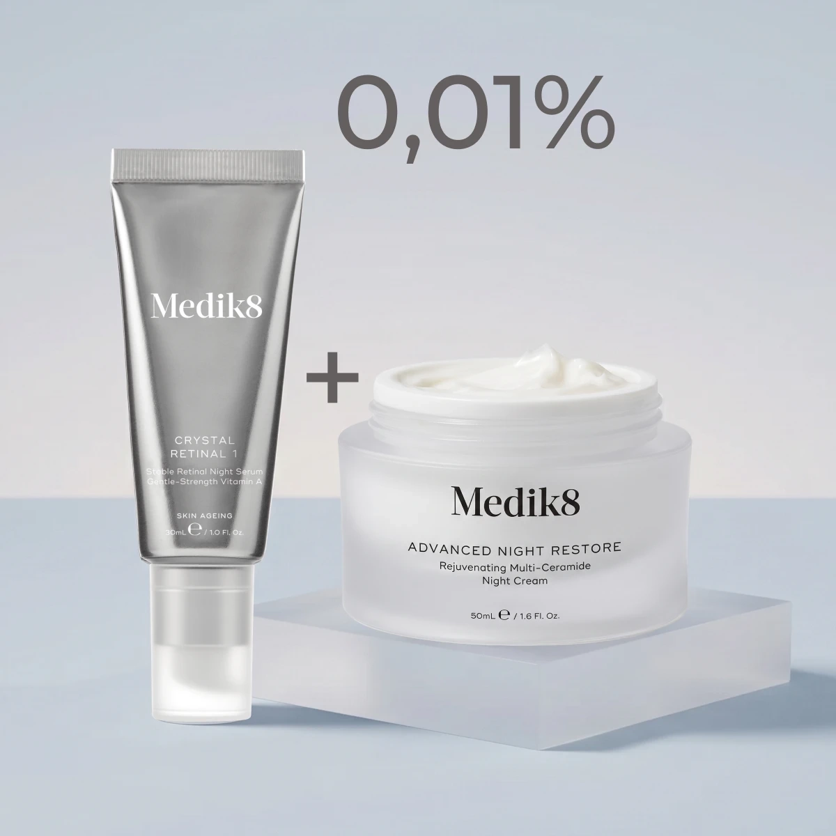 Набір Crystal Retinal® + Advanced Night Restore™ - Medik8